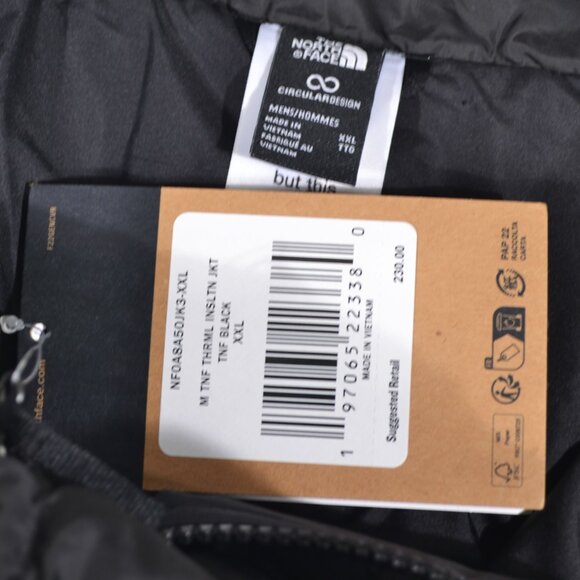NWT THE NORTH FACE TNF THERMOBALL INSULATED JACKET, SZ XXL - Picture 4 of 11